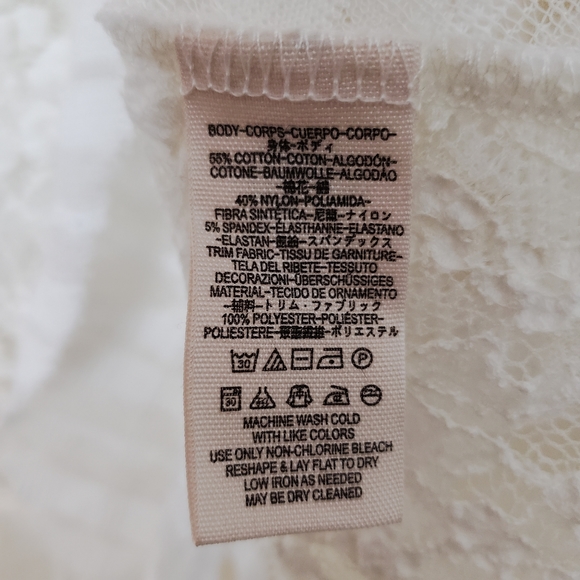 Free People dark bloom lace open back tank top - Picture 5 of 5